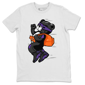 Jordan 13 Court Purple Sneaker Match Tees Thief Bear Sneaker Tees Jordan 13 Court Purple Sneaker Release Tees Unisex Shirts