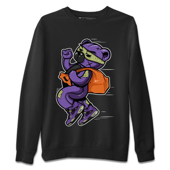 Jordan 4 Canyon Purple Sneaker Match Tees Thief Bear Sneaker Tees Jordan 4 Canyon Purple Sneaker Release Tees Unisex Shirts