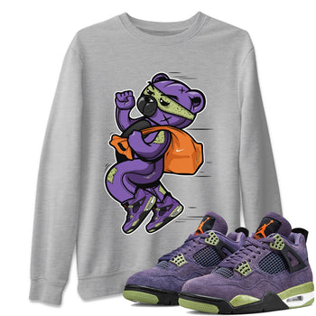 Jordan 4 Canyon Purple Sneaker Match Tees Thief Bear Sneaker Tees Jordan 4 Canyon Purple Sneaker Release Tees Unisex Shirts