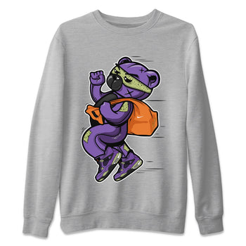 Jordan 4 Canyon Purple Sneaker Match Tees Thief Bear Sneaker Tees Jordan 4 Canyon Purple Sneaker Release Tees Unisex Shirts