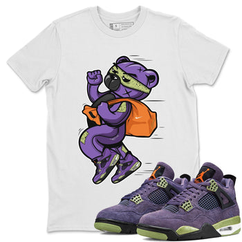 Jordan 4 Canyon Purple Sneaker Match Tees Thief Bear Sneaker Tees Jordan 4 Canyon Purple Sneaker Release Tees Unisex Shirts