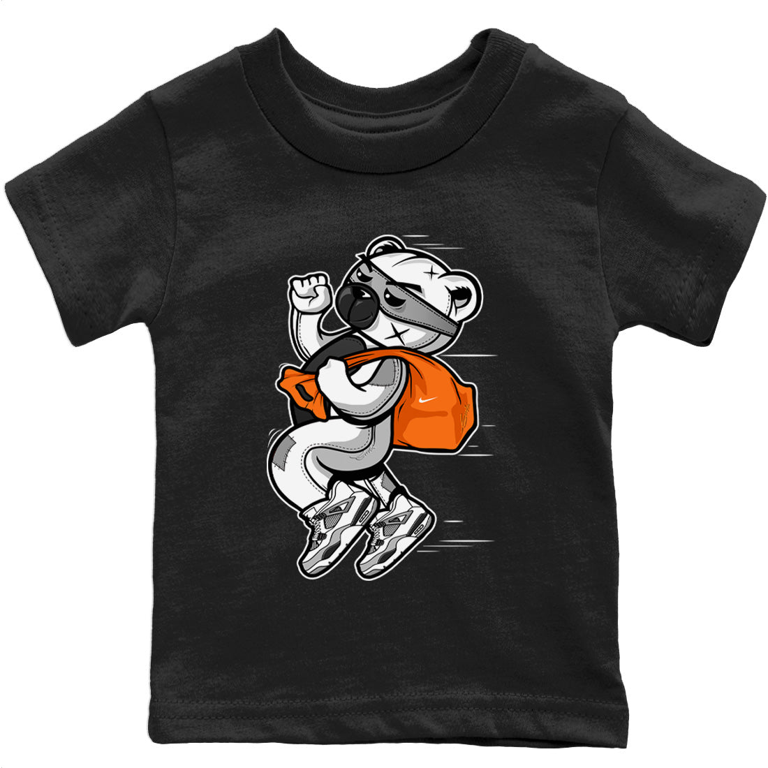 Jordan 4 Military Black Sneaker Match Tees Thief Bear Sneaker Tees Jordan 4 Military Black Sneaker Release Tees Kids Shirts