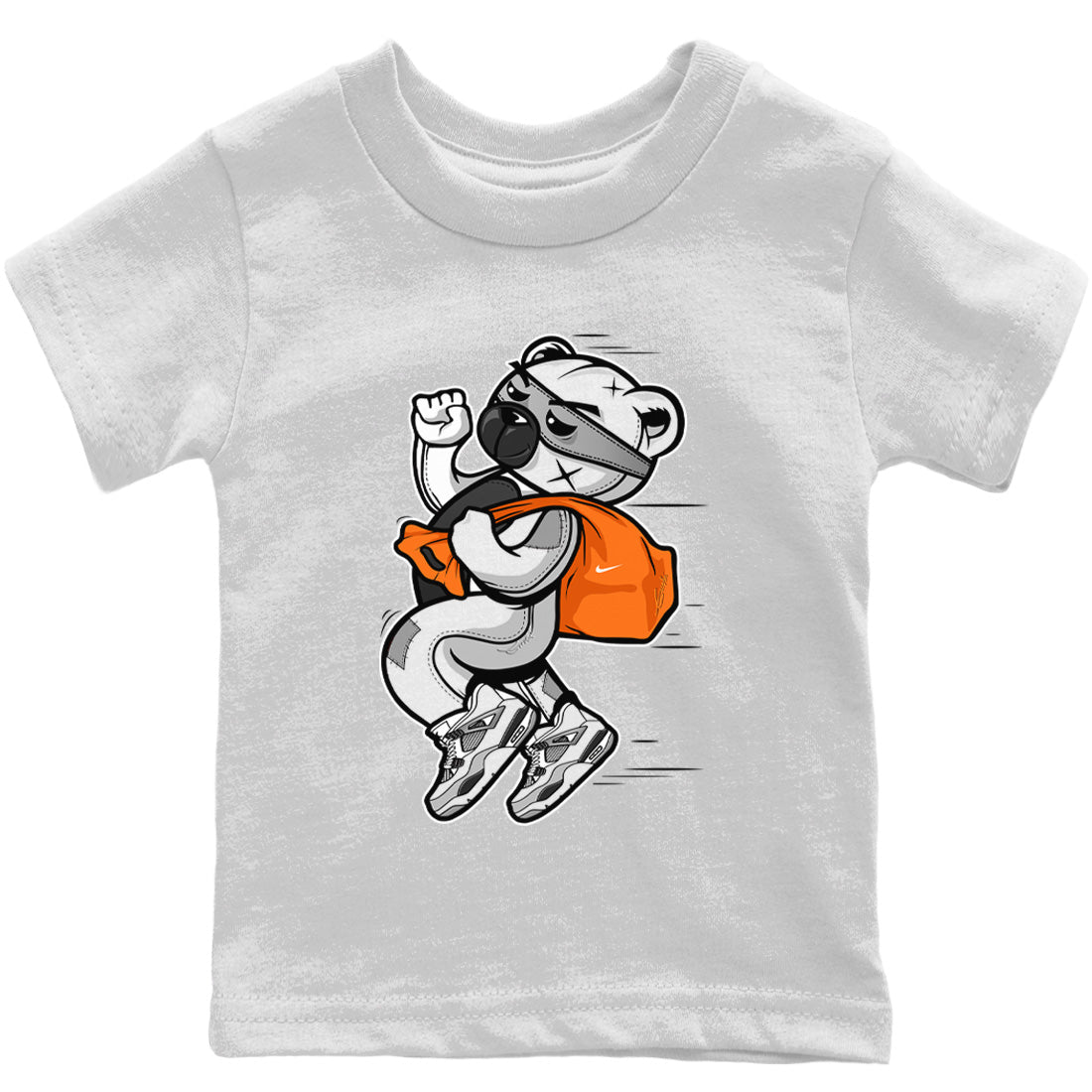 Jordan 4 Military Black Sneaker Match Tees Thief Bear Sneaker Tees Jordan 4 Military Black Sneaker Release Tees Kids Shirts