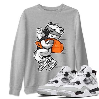 Jordan 4 Military Black Sneaker Match Tees Thief Bear Sneaker Tees Jordan 4 Military Black Sneaker Release Tees Unisex Shirts