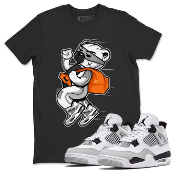 Jordan 4 Military Black Sneaker Match Tees Thief Bear Sneaker Tees Jordan 4 Military Black Sneaker Release Tees Unisex Shirts