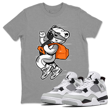 Jordan 4 Military Black Sneaker Match Tees Thief Bear Sneaker Tees Jordan 4 Military Black Sneaker Release Tees Unisex Shirts