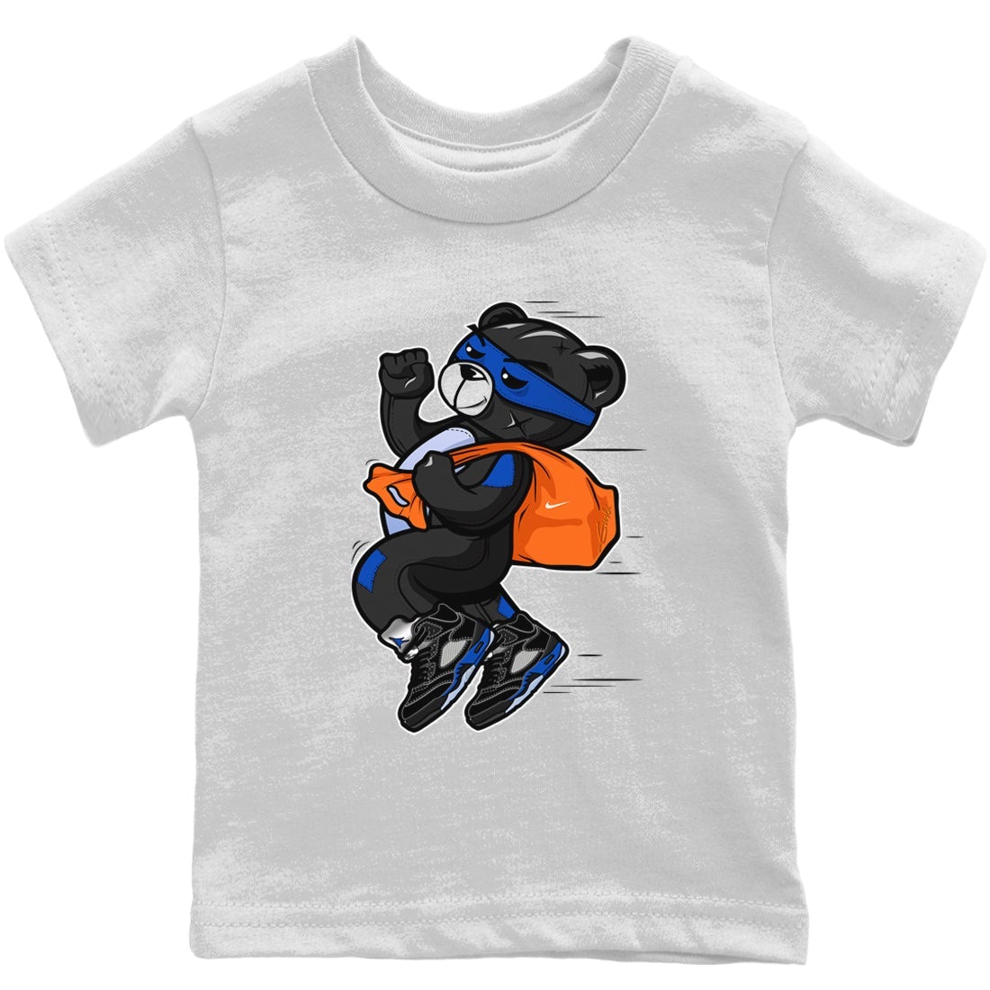 Jordan 5 Racer Blue Sneaker Match Tees Thief Bear Sneaker Tees Jordan 5 Racer Blue Sneaker Release Tees Kids Shirts