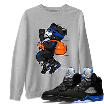 Jordan 5 Racer Blue Sneaker Match Tees Thief Bear Sneaker Tees Jordan 5 Racer Blue Sneaker Release Tees Unisex Shirts