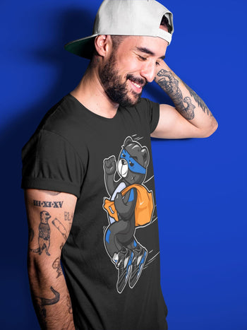 Jordan 5 Racer Blue Sneaker Match Tees Thief Bear Sneaker Tees Jordan 5 Racer Blue Sneaker Release Tees Unisex Shirts