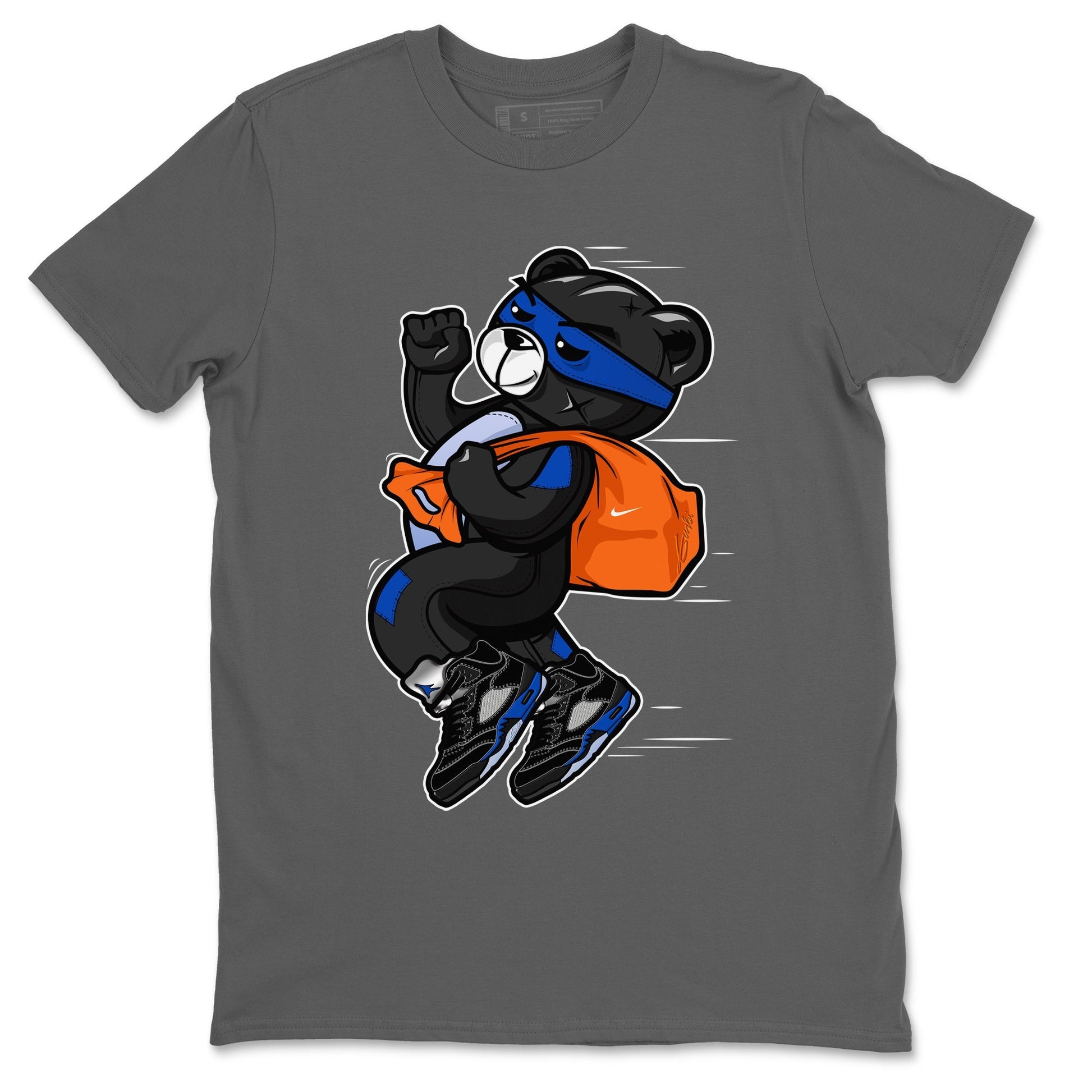 Jordan 5 Racer Blue Sneaker Match Tees Thief Bear Sneaker Tees Jordan 5 Racer Blue Sneaker Release Tees Unisex Shirts