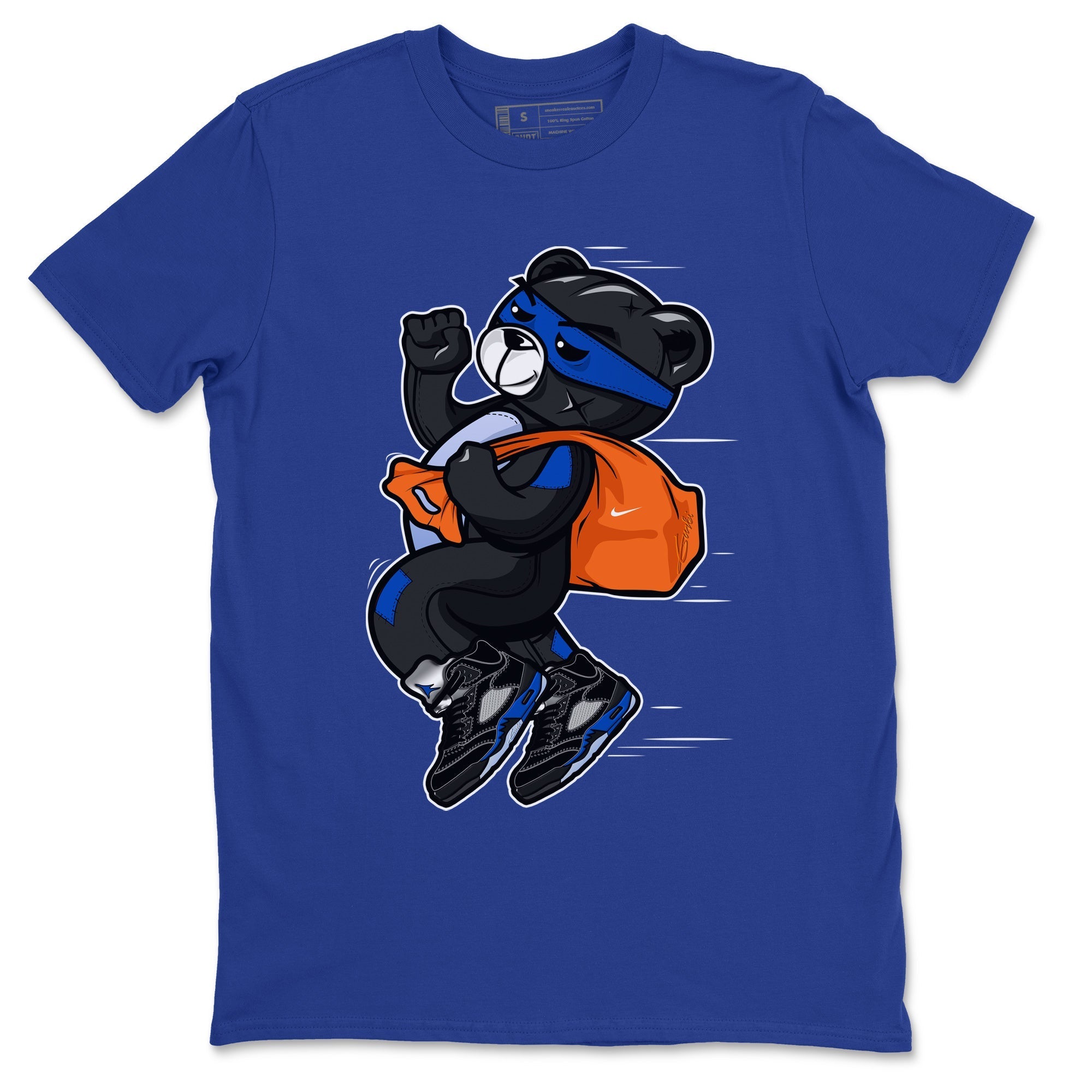 Jordan 5 Racer Blue Sneaker Match Tees Thief Bear Sneaker Tees Jordan 5 Racer Blue Sneaker Release Tees Unisex Shirts