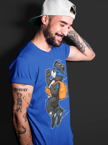 Jordan 5 Racer Blue Sneaker Match Tees Thief Bear Sneaker Tees Jordan 5 Racer Blue Sneaker Release Tees Unisex Shirts