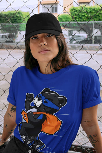 Jordan 5 Racer Blue Sneaker Match Tees Thief Bear Sneaker Tees Jordan 5 Racer Blue Sneaker Release Tees Unisex Shirts