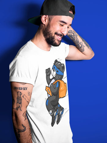 Jordan 5 Racer Blue Sneaker Match Tees Thief Bear Sneaker Tees Jordan 5 Racer Blue Sneaker Release Tees Unisex Shirts