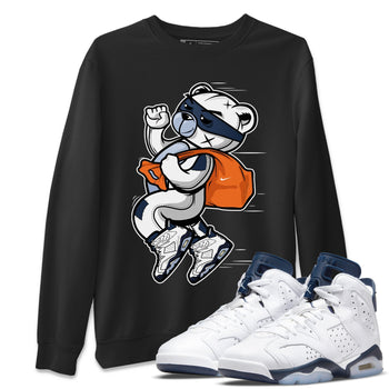 Jordan 6 Midnight Navy Sneaker Match Tees Thief Bear Sneaker Tees Jordan 6 Midnight Navy Sneaker Release Tees Unisex Shirts