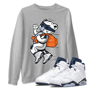 Jordan 6 Midnight Navy Sneaker Match Tees Thief Bear Sneaker Tees Jordan 6 Midnight Navy Sneaker Release Tees Unisex Shirts