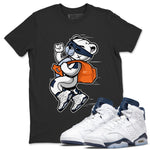 Jordan 6 Midnight Navy Sneaker Match Tees Thief Bear Sneaker Tees Jordan 6 Midnight Navy Sneaker Release Tees Unisex Shirts