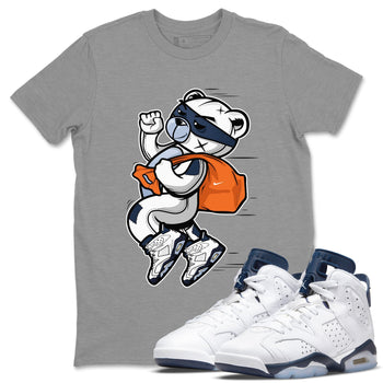 Jordan 6 Midnight Navy Sneaker Match Tees Thief Bear Sneaker Tees Jordan 6 Midnight Navy Sneaker Release Tees Unisex Shirts