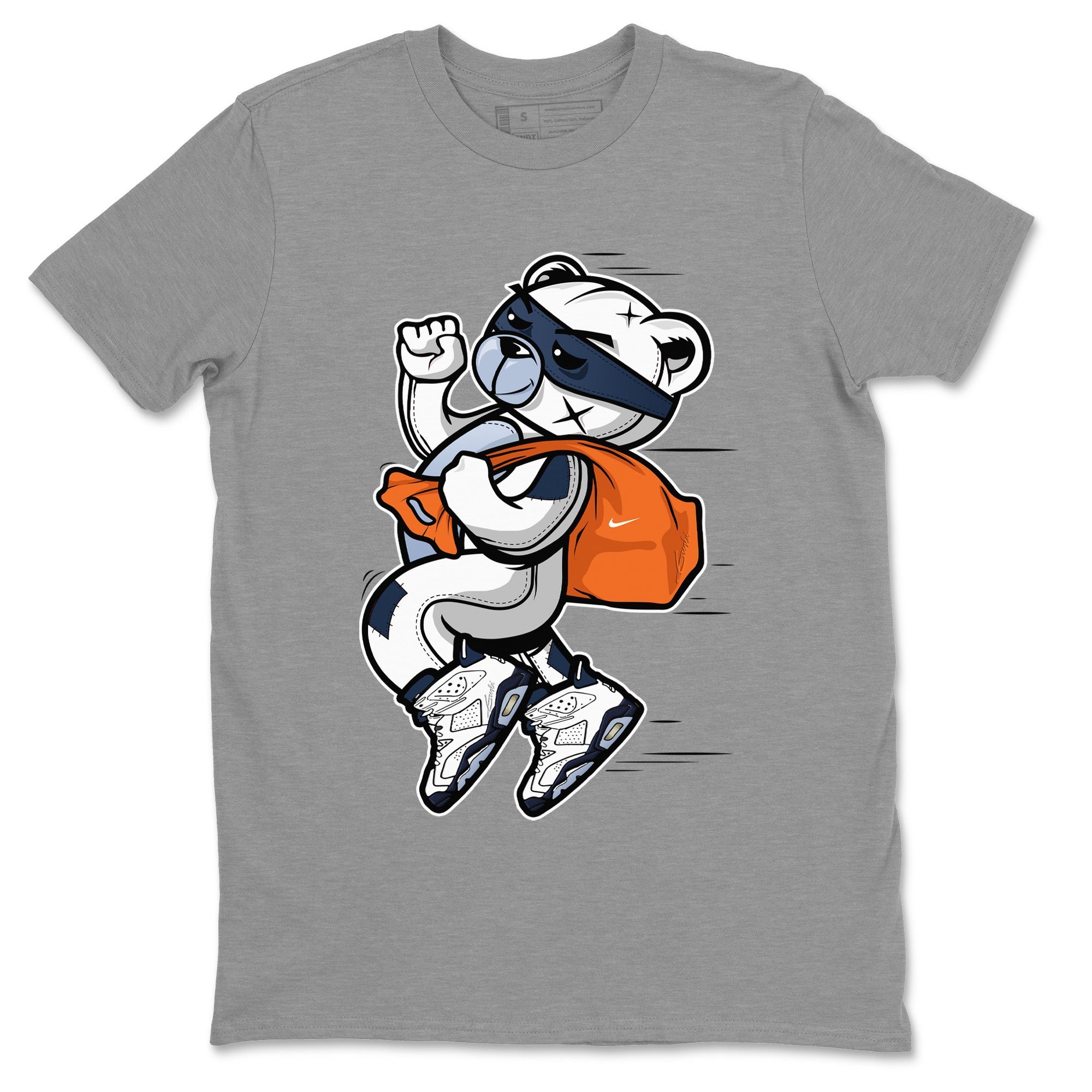 Jordan 6 Midnight Navy Sneaker Match Tees Thief Bear Sneaker Tees Jordan 6 Midnight Navy Sneaker Release Tees Unisex Shirts