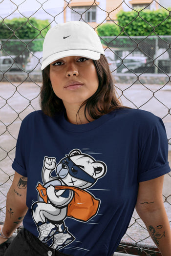 Jordan 6 Midnight Navy Sneaker Match Tees Thief Bear Sneaker Tees Jordan 6 Midnight Navy Sneaker Release Tees Unisex Shirts