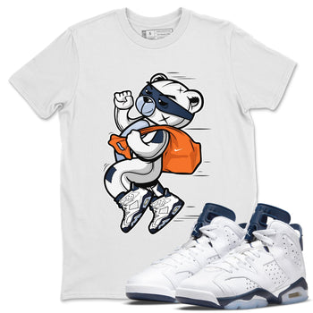 Jordan 6 Midnight Navy Sneaker Match Tees Thief Bear Sneaker Tees Jordan 6 Midnight Navy Sneaker Release Tees Unisex Shirts