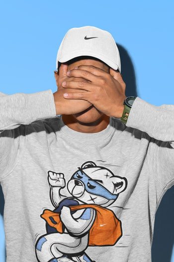 Jordan 6 UNC Sneaker Match Tees Thief Bear Sneaker Tees Jordan 6 UNC Sneaker Release Tees Unisex Shirts