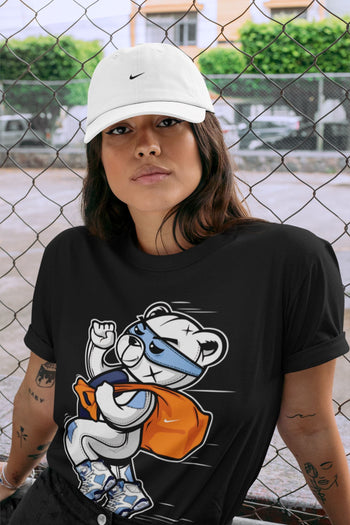 Jordan 6 UNC Sneaker Match Tees Thief Bear Sneaker Tees Jordan 6 UNC Sneaker Release Tees Unisex Shirts