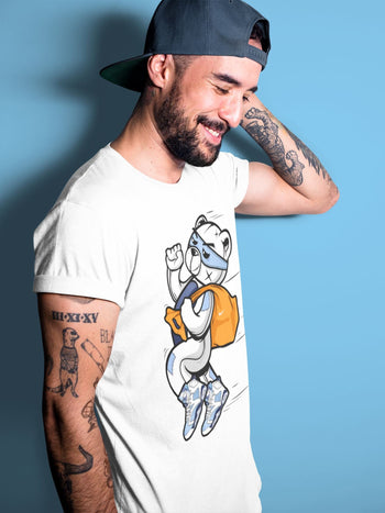 Jordan 6 UNC Sneaker Match Tees Thief Bear Sneaker Tees Jordan 6 UNC Sneaker Release Tees Unisex Shirts