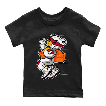 Jordan 7 Cardinal Sneaker Match Tees Thief Bear Sneaker Tees Jordan 7 Cardinal Sneaker Release Tees Kids Shirts