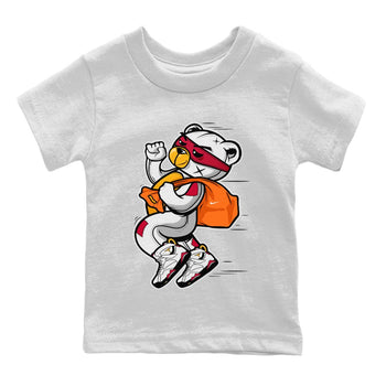 Jordan 7 Cardinal Sneaker Match Tees Thief Bear Sneaker Tees Jordan 7 Cardinal Sneaker Release Tees Kids Shirts