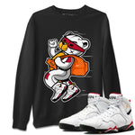 Jordan 7 Cardinal Sneaker Match Tees Thief Bear Sneaker Tees Jordan 7 Cardinal Sneaker Release Tees Unisex Shirts