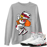 Jordan 7 Cardinal Sneaker Match Tees Thief Bear Sneaker Tees Jordan 7 Cardinal Sneaker Release Tees Unisex Shirts