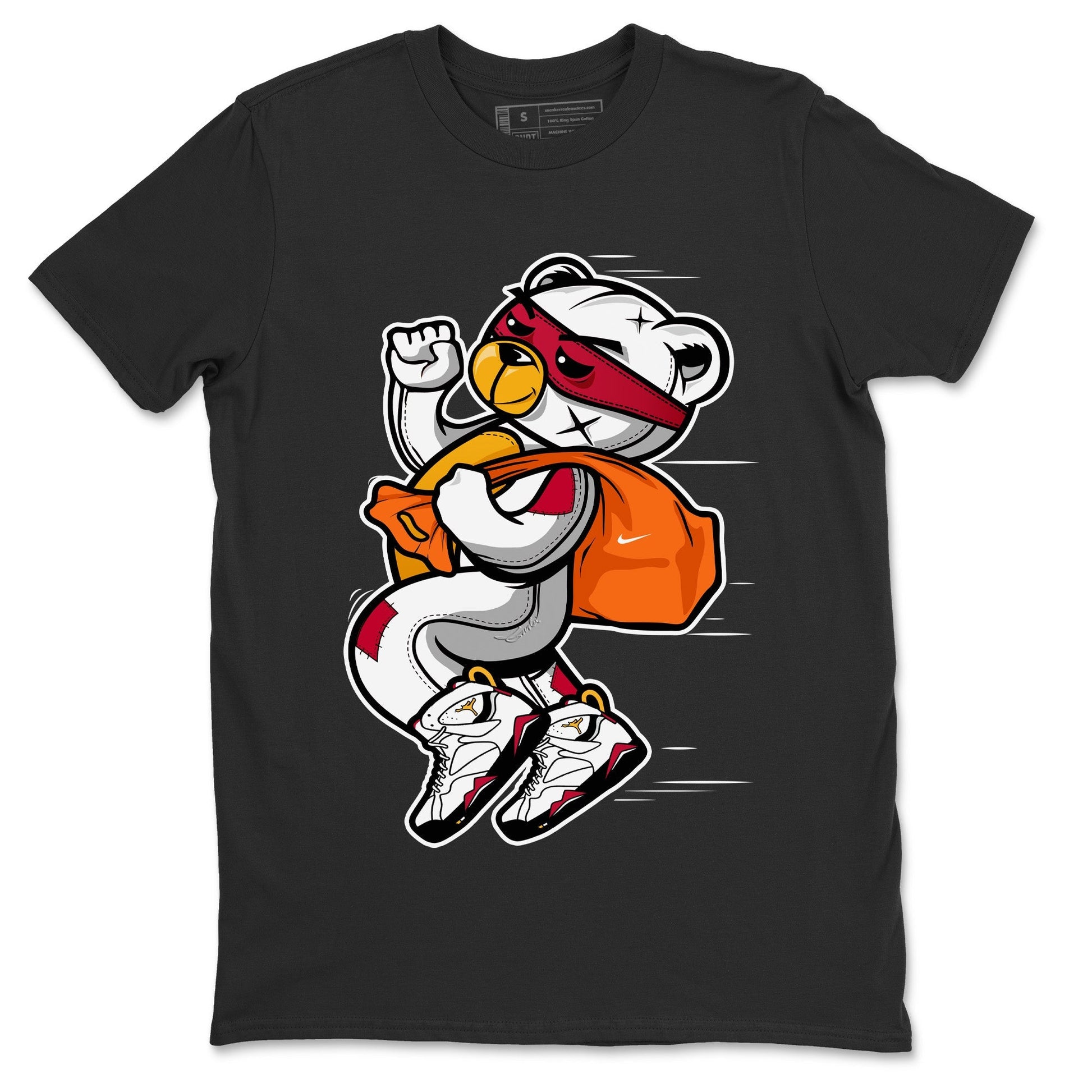 Jordan 7 Cardinal Sneaker Match Tees Thief Bear Sneaker Tees Jordan 7 Cardinal Sneaker Release Tees Unisex Shirts