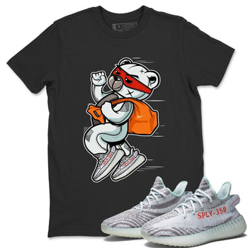 Yeezy 350 Blue Tint Sneaker Match Tees Thief Bear Sneaker Tees Yeezy 350 Blue Tint Sneaker Release Tees Unisex Shirts