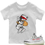 Yeezy 350 Zebra Sneaker Match Tees Thief Bear Sneaker Tees Yeezy 350 Zebra Sneaker Release Tees Kids Shirts