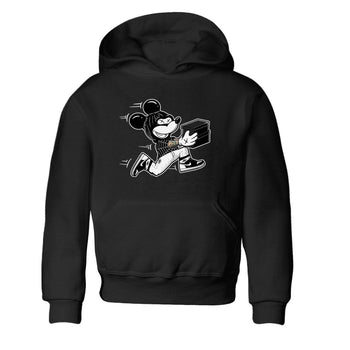 Air Jordan 1 High OG Black White shirt to match jordans Thief Mouse sneaker tees 1s Black White SNRT Sneaker Release Tees Streetwear baby toddler Black 2 cotton Shirt