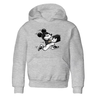 Air Jordan 1 High OG Black White shirt to match jordans Thief Mouse sneaker tees 1s Black White SNRT Sneaker Release Tees Streetwear baby toddler Heather Grey 2 cotton Shirt