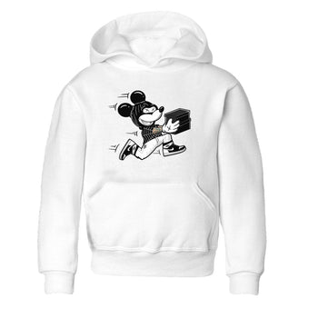 Air Jordan 1 High OG Black White shirt to match jordans Thief Mouse sneaker tees 1s Black White SNRT Sneaker Release Tees Streetwear baby toddler White 2 cotton Shirt
