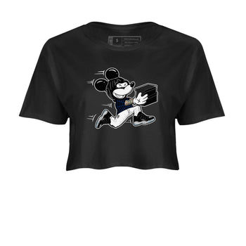 Air Jordan 11 Low Space shirt to match jordans Thief Mouse sneaker tees 11s Black and Varsity Royal SNRT Sneaker Release Tees Streetwear Black 2 crop length shirt
