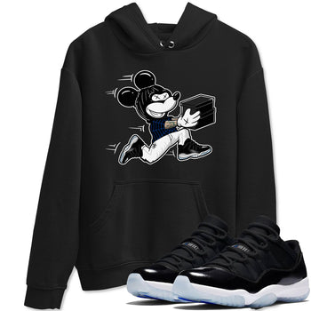 Air Jordan 11 Low Space shirt to match jordans Thief Mouse sneaker tees 11s Black and Varsity Royal SNRT Sneaker Release Tees Streetwear unisex cotton Black 1 crew neck shirt