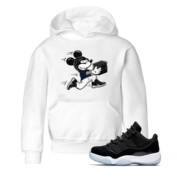 Air Jordan 11 Low Space shirt to match jordans Thief Mouse sneaker tees 11s Black and Varsity Royal SNRT Sneaker Release Tees Streetwear baby toddler White 1 cotton Shirt