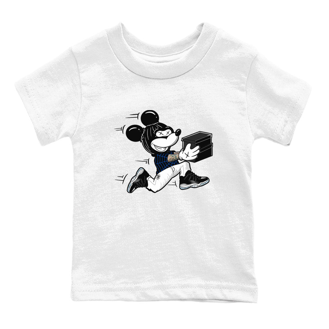 Air Jordan 11 Low Space shirt to match jordans Thief Mouse sneaker tees 11s Black and Varsity Royal SNRT Sneaker Release Tees Streetwear baby toddler White 2 cotton Shirt
