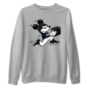 Air Jordan 11 Low Space shirt to match jordans Thief Mouse sneaker tees 11s Black and Varsity Royal SNRT Sneaker Release Tees Streetwear unisex cotton Heather Grey 2 crew neck shirt
