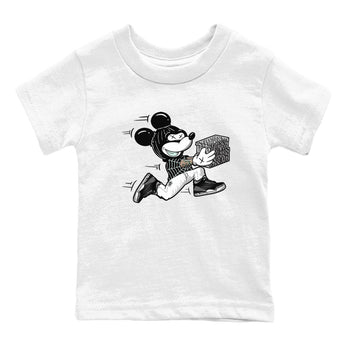 3s Green Glow shirt to match jordans Thief Mouse sneaker tees Air Jordan 3 Green Glow SNRT sneaker release tees baby toddler White 2 cotton Shirt