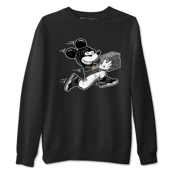 3s Green Glow shirt to match jordans Thief Mouse sneaker tees Air Jordan 3 Green Glow SNRT Sneaker Release Tees unisex cotton Black 2 crew neck shirt