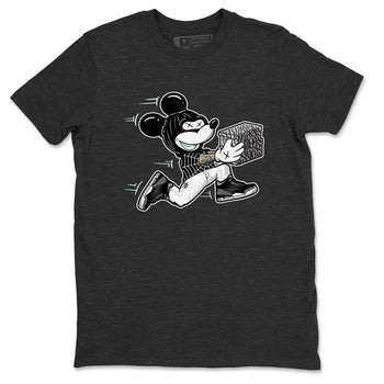3s Green Glow shirt to match jordans Thief Mouse sneaker tees Air Jordan 3 Green Glow SNRT Sneaker Release Tees unisex cotton Charcoal Heather 2 crew neck shirt