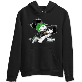 5s Lucky Green shirt to match jordans Thief Mouse sneaker tees Air Jordan 5 Lucky Green SNRT Sneaker Release Tees Streetwear unisex cotton Black 2 crew neck shirt