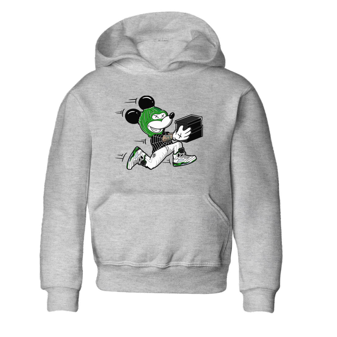 5s Lucky Green shirt to match jordans Thief Mouse sneaker tees Air Jordan 5 Lucky Green SNRT Sneaker Release Tees Streetwear baby toddler Heather Grey 2 cotton Shirt