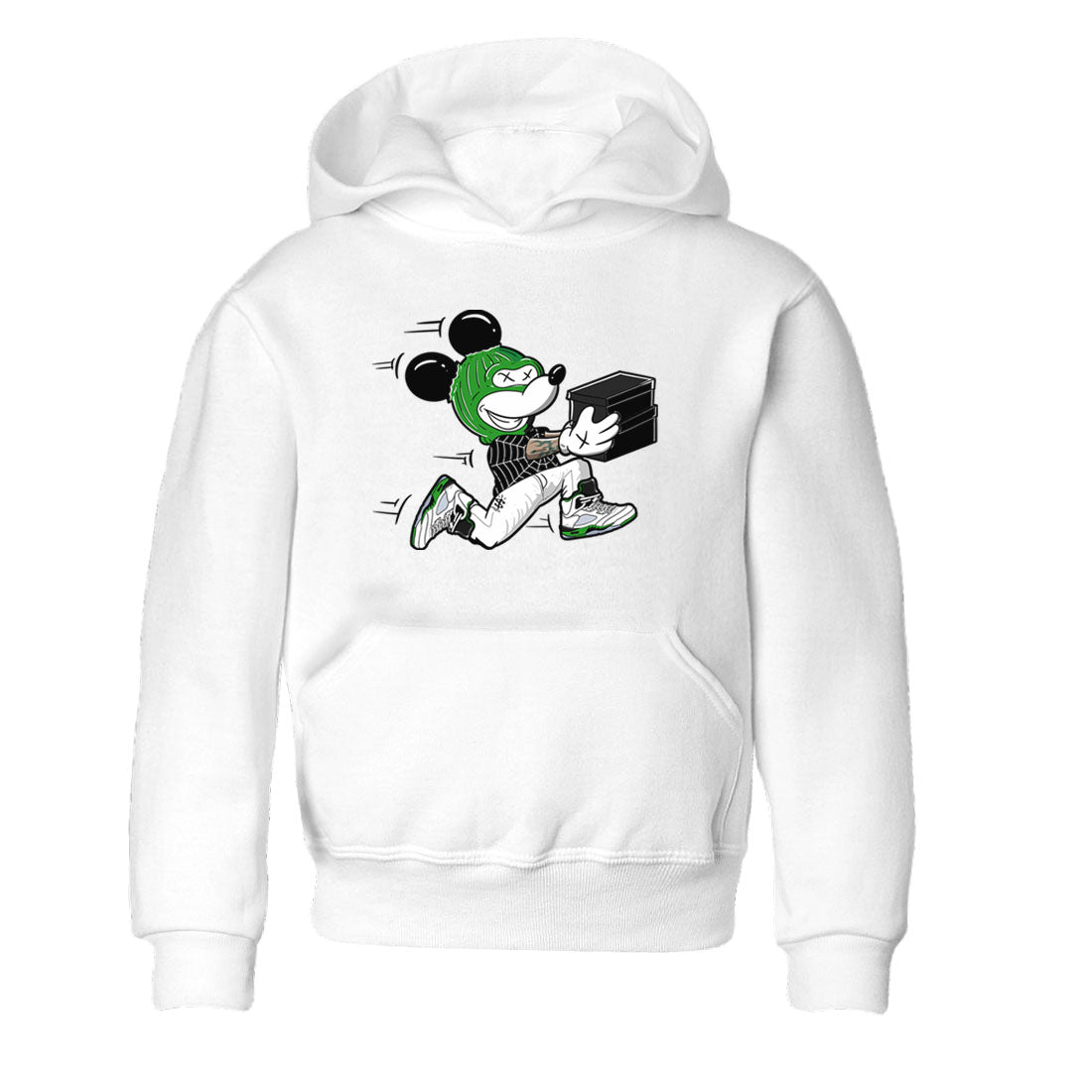 5s Lucky Green shirt to match jordans Thief Mouse sneaker tees Air Jordan 5 Lucky Green SNRT Sneaker Release Tees Streetwear baby toddler White 2 cotton Shirt