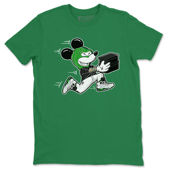 5s Lucky Green shirt to match jordans Thief Mouse sneaker tees Air Jordan 5 Lucky Green SNRT Sneaker Release Tees Streetwear unisex cotton Kelly Green 2 crew neck shirt